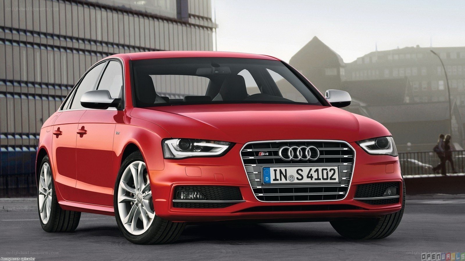 Red Audi S4 sedan