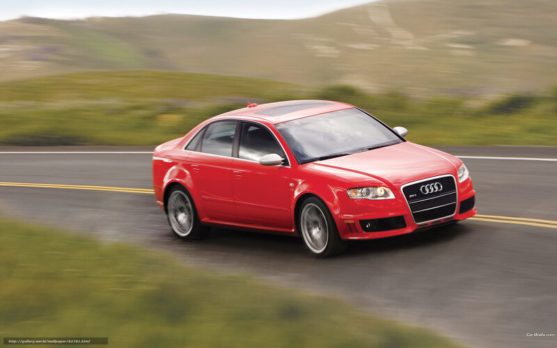 Red Audi S4 Sedan — Dynamic