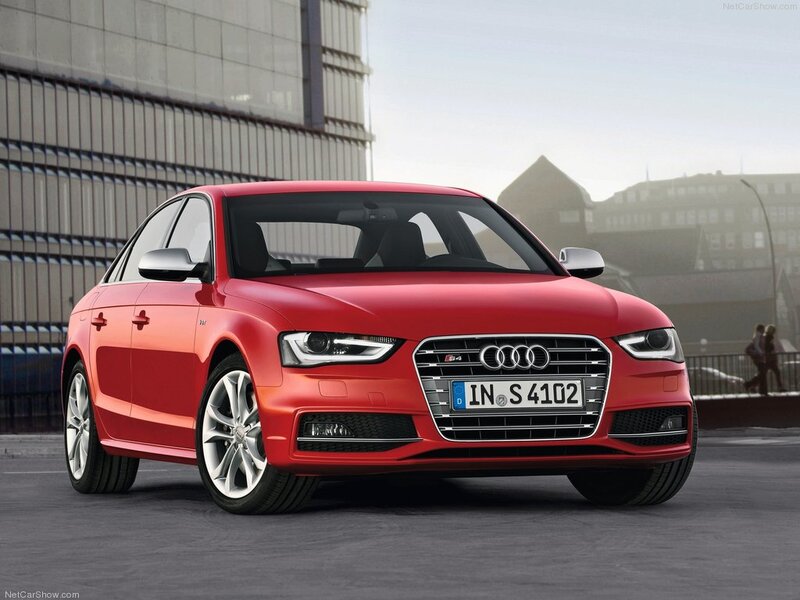 Red Audi S4 Sedan — Urban