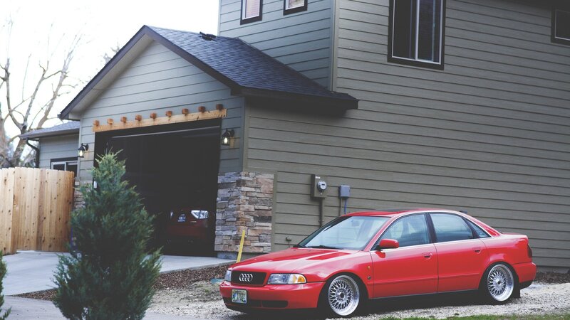 Red Audi Sedan — Calm