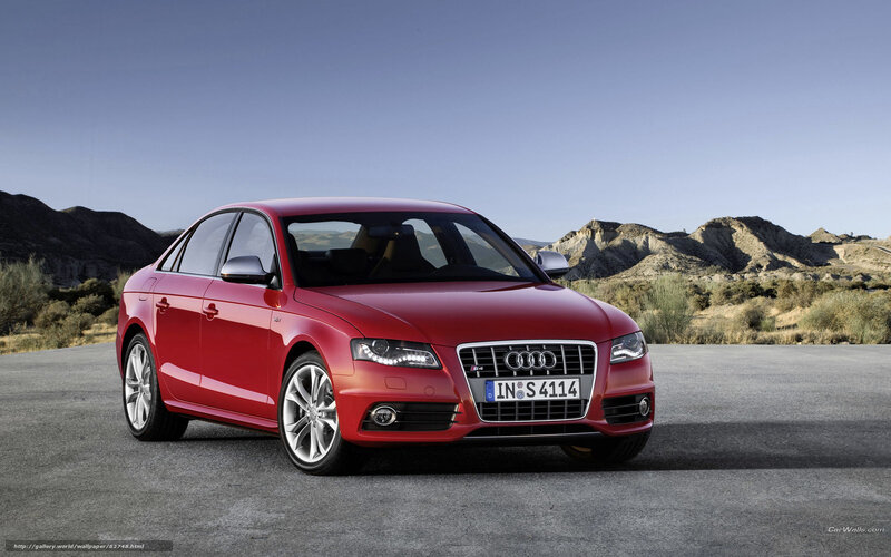 Red Audi Sedan — Serene