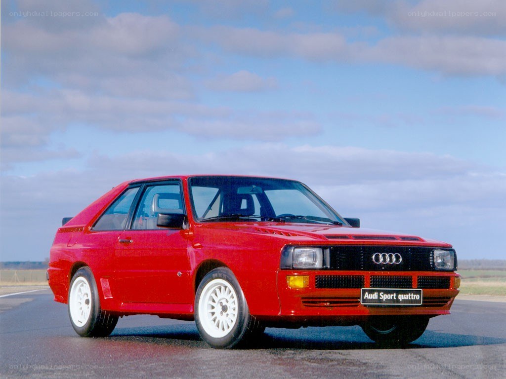 Red Audi Sport quattro