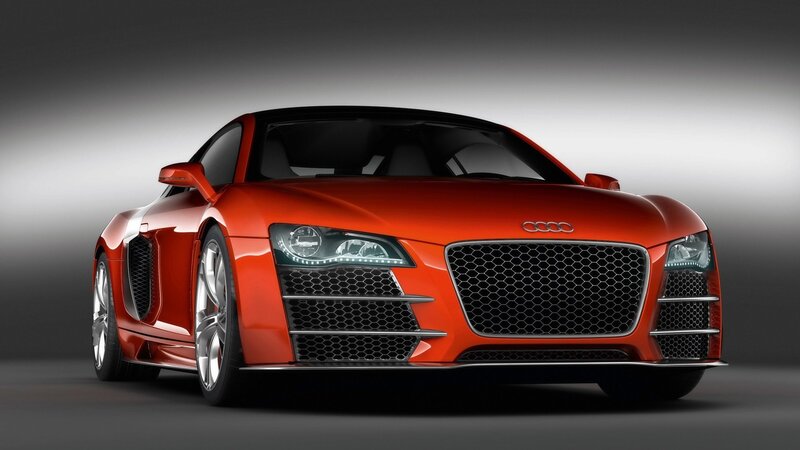Red Audi Sports Car — 3d Render