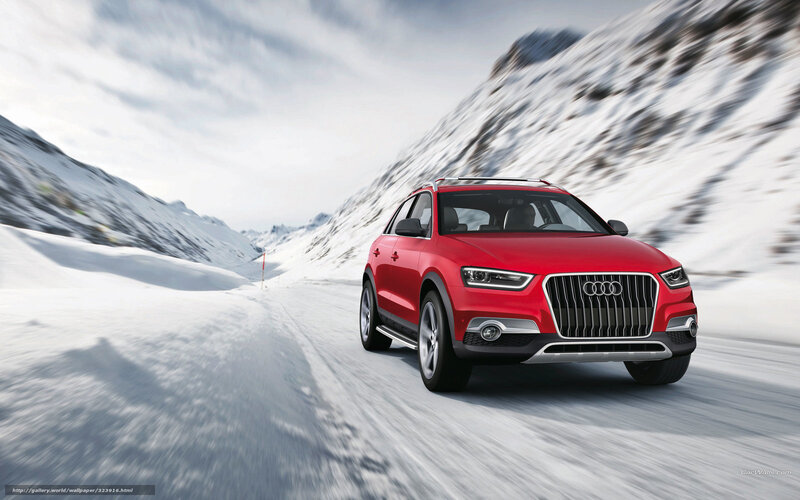 Red Audi Suv — Dynamic