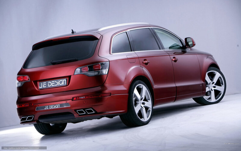 Red Audi Suv — Neutral, Photograph