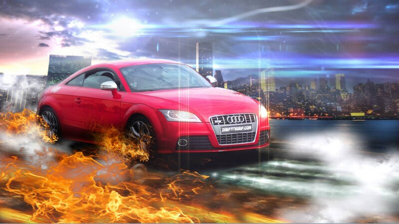 Red Audi TT Car