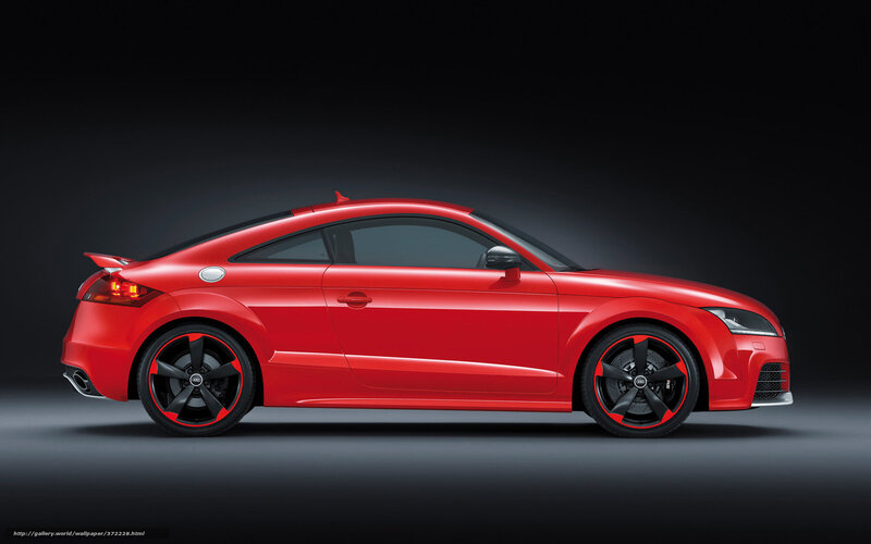 Red Audi Tt Coupe — Dramatic, Photograph, Car, Wheel