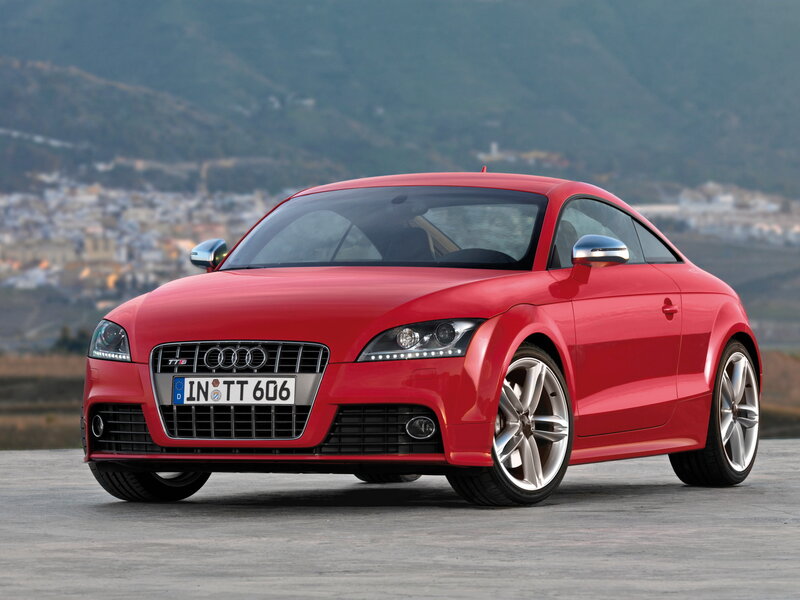 Red Audi Tt Coupe — Dynamic, Afternoon, Photograph