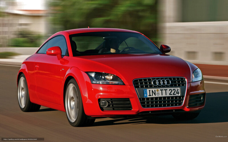 Red Audi Tt Coupe — Dynamic, Afternoon