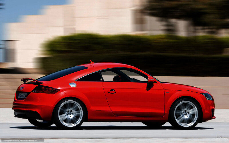 Red Audi Tt Coupe — Dynamic
