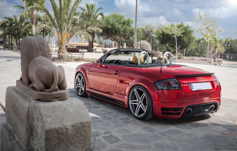 Red Audi Tt Roadster — Serene