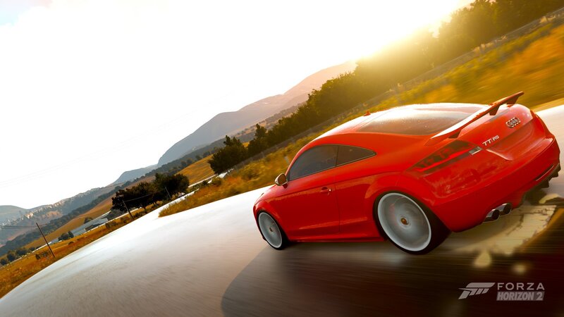 Red Audi Tt Rs Car
