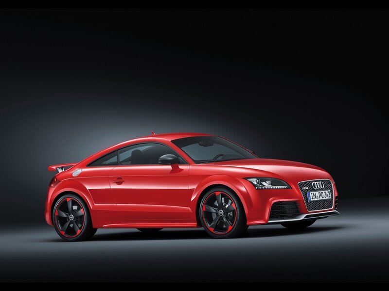 Red Audi TT-RS coupe