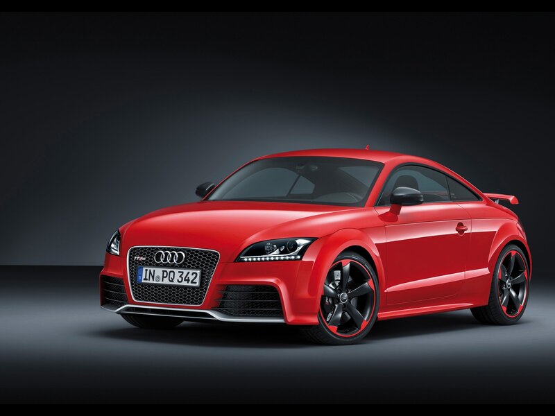 Red Audi TT RS Coupe