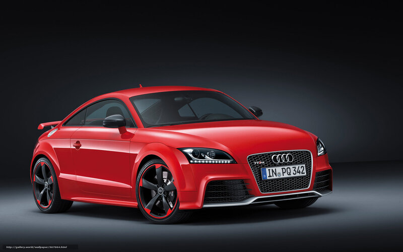 Red Audi Tt Rs — Dramatic, Photograph