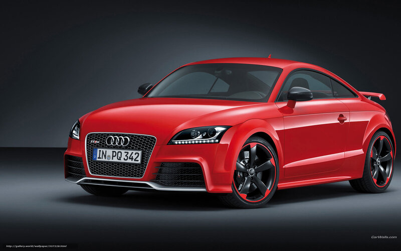 Red Audi Tt Rs — Dramatic