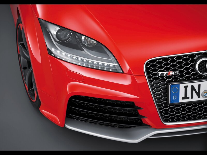 Red Audi Tt Rs Front