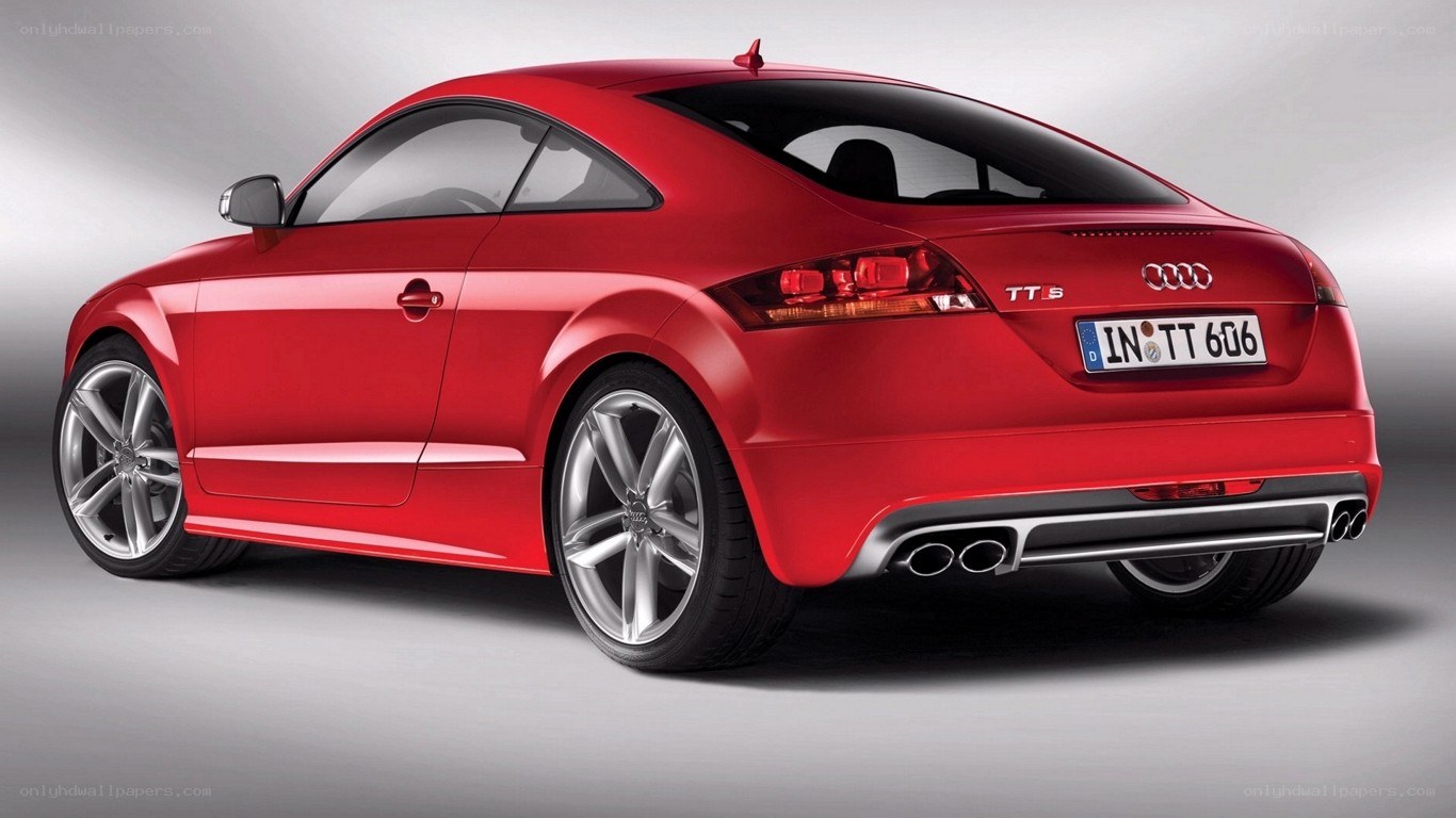 Red Audi TT S coupe