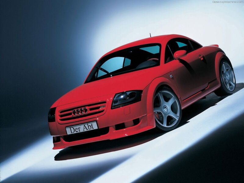 Red Audi TT sports car