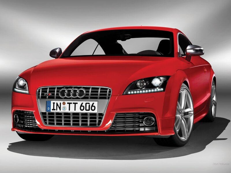 Red Audi TT sports car