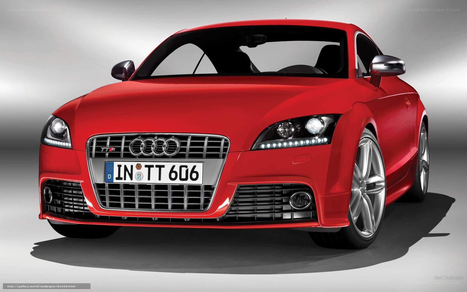 Red Audi TT sports car