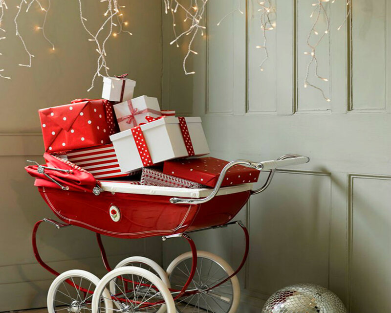 Red Baby Carriage