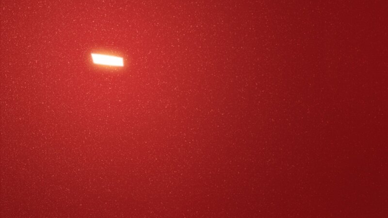 red background with light