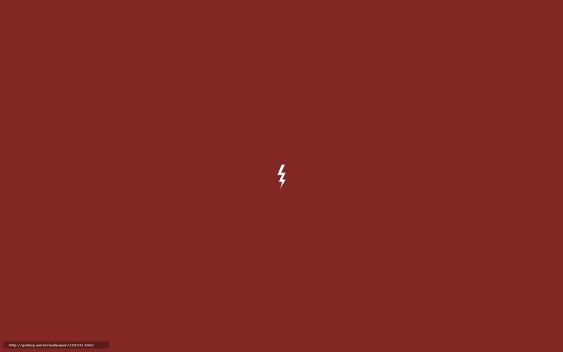 red background with lightning bolt
