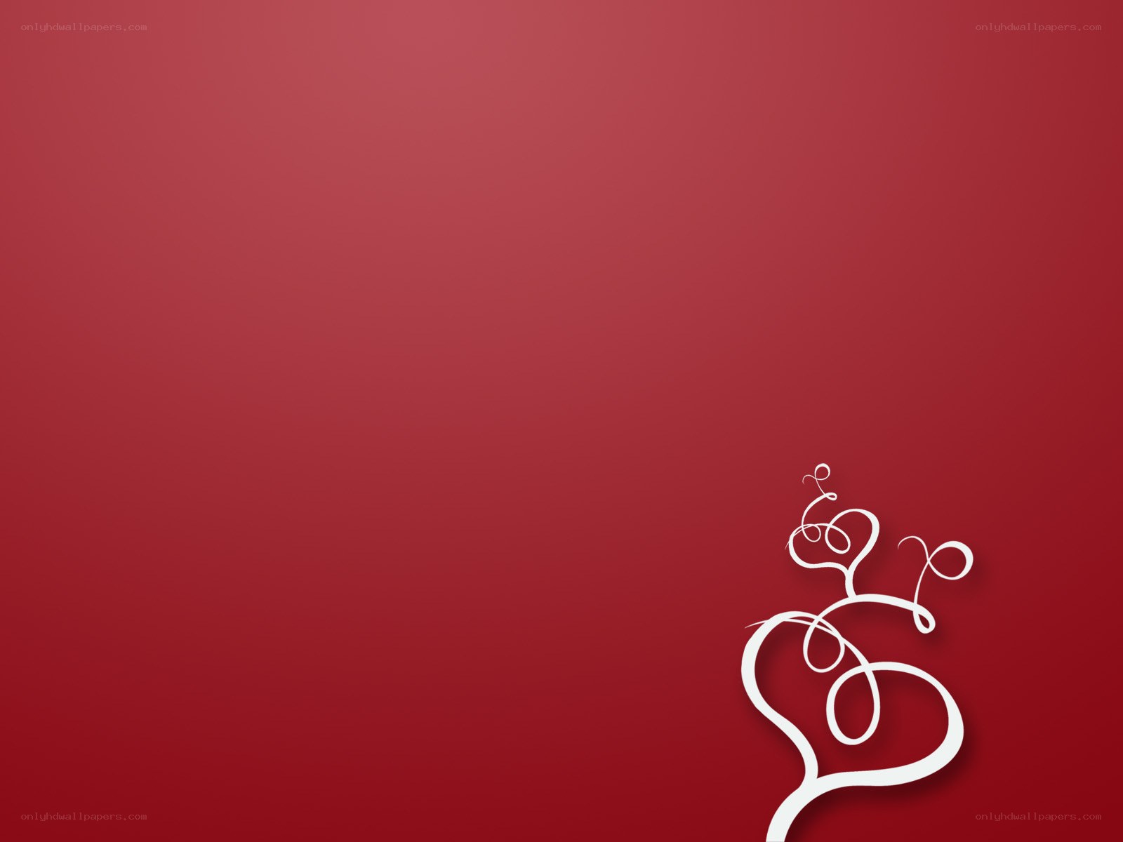red background with white swirls