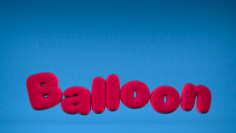 Red Balloon Text