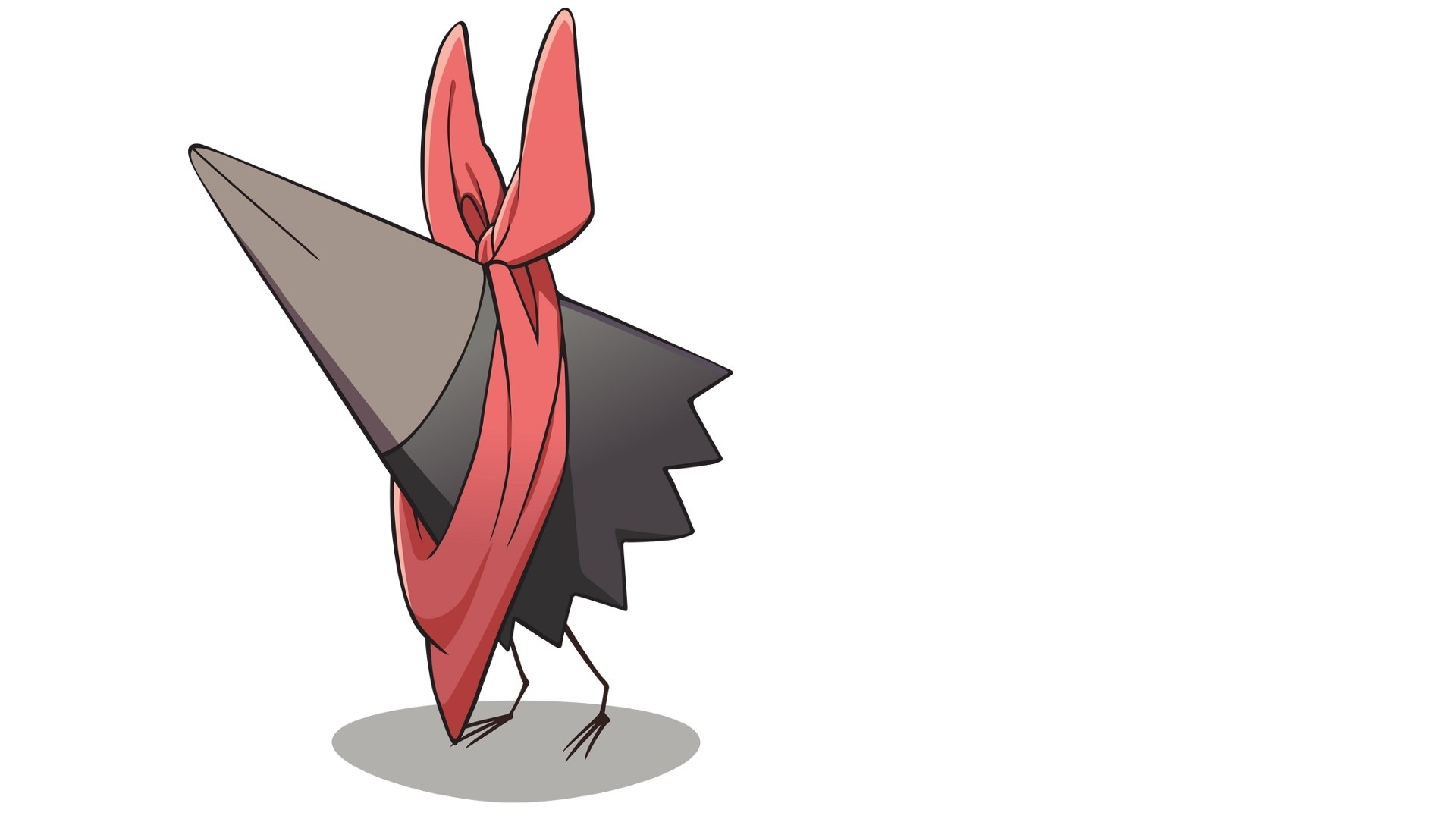 red-banded bird character