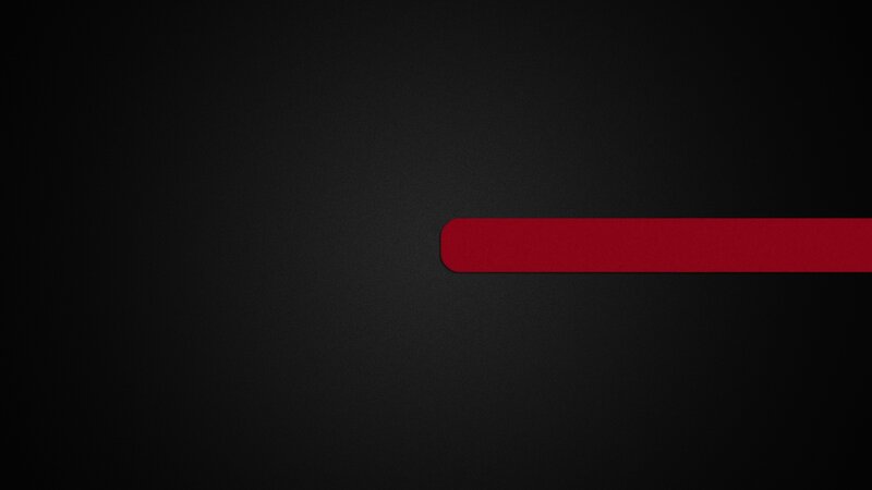Red Bar on Black Background — Neutral