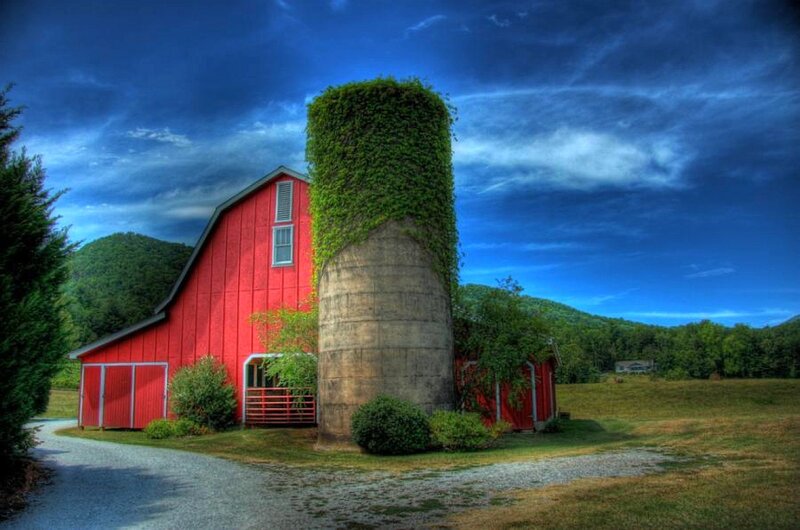 Red Barn and Silo