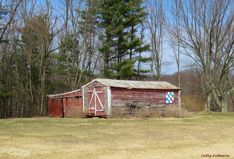 Red Barn in Field — Serene, Autumn, Photograph