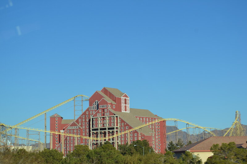 Red Barn-shaped Building