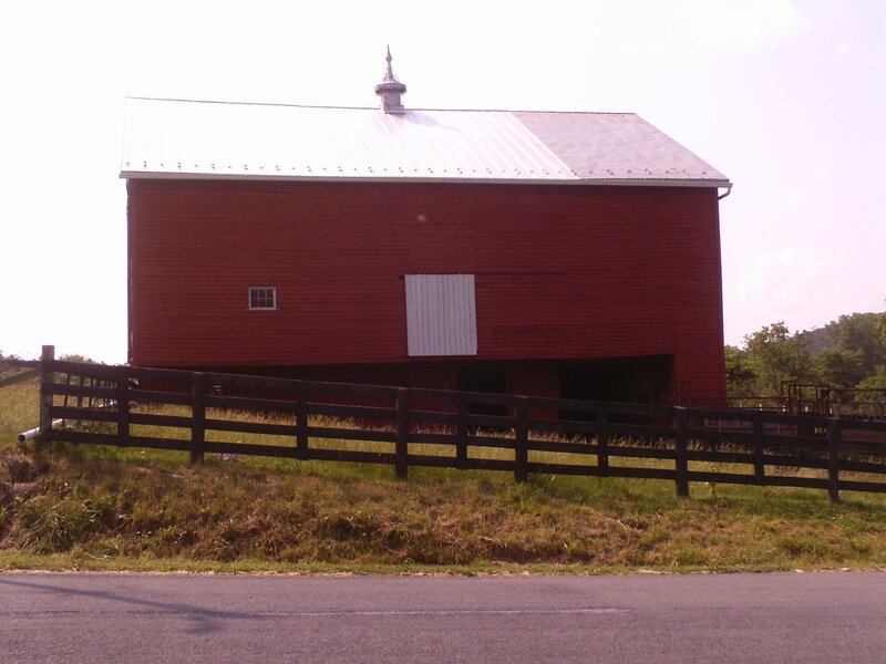 Red Barn with Fence