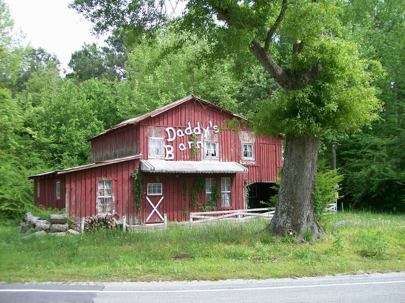 Red Barn with Sign — Rural