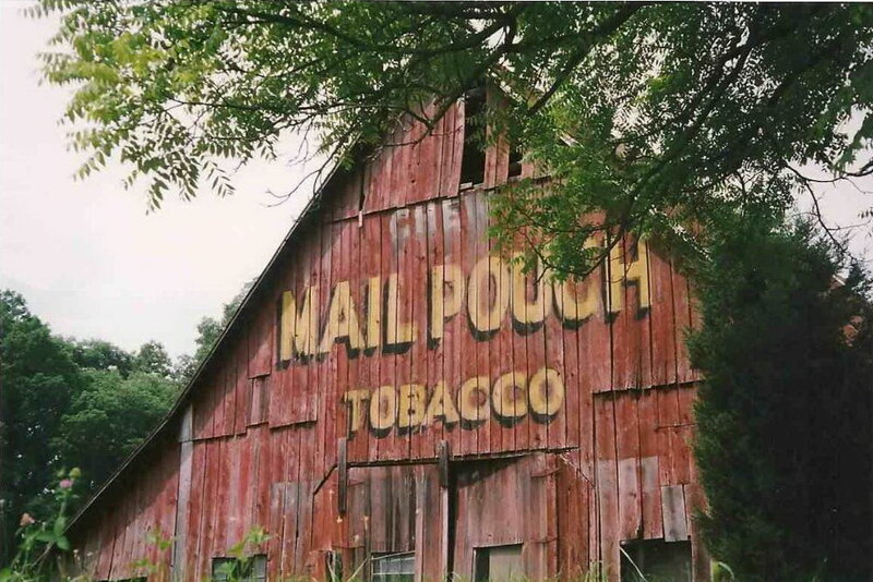 Red Barn with Sign