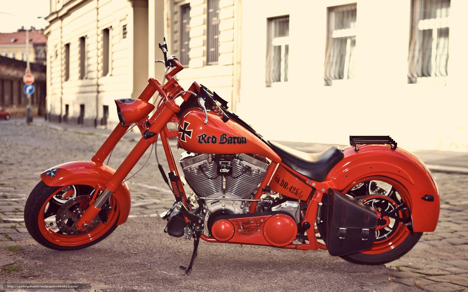 Red Baron custom motorcycle