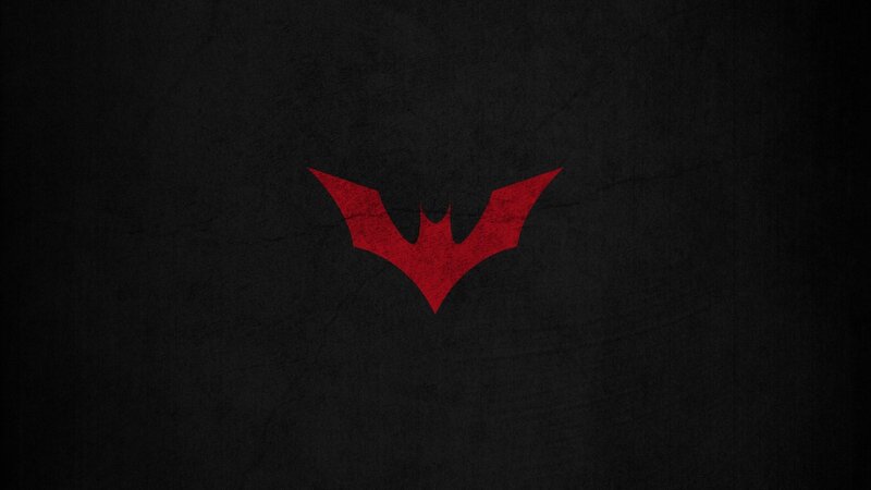 Red Bat Symbol — Black, Dark, Minimalist, Bat Symbol
