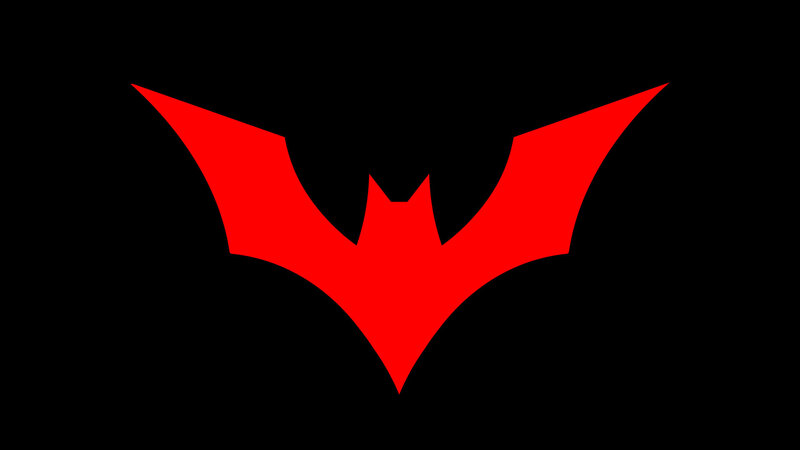 Red Bat Symbol — Dramatic, Vector Art