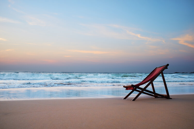 Red Beach Chair