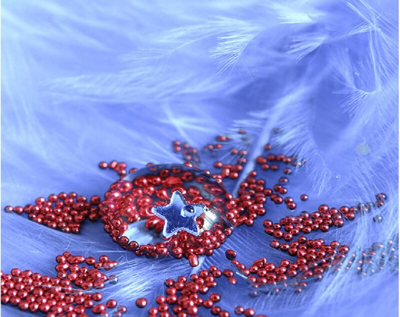 Red Beads and Star Ornament