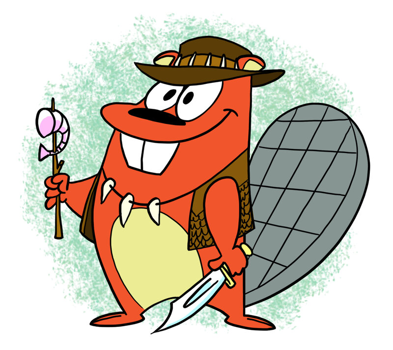 Red Beaver Character