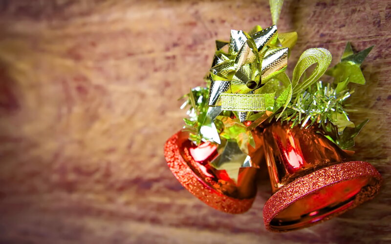 Red Bells with Bow