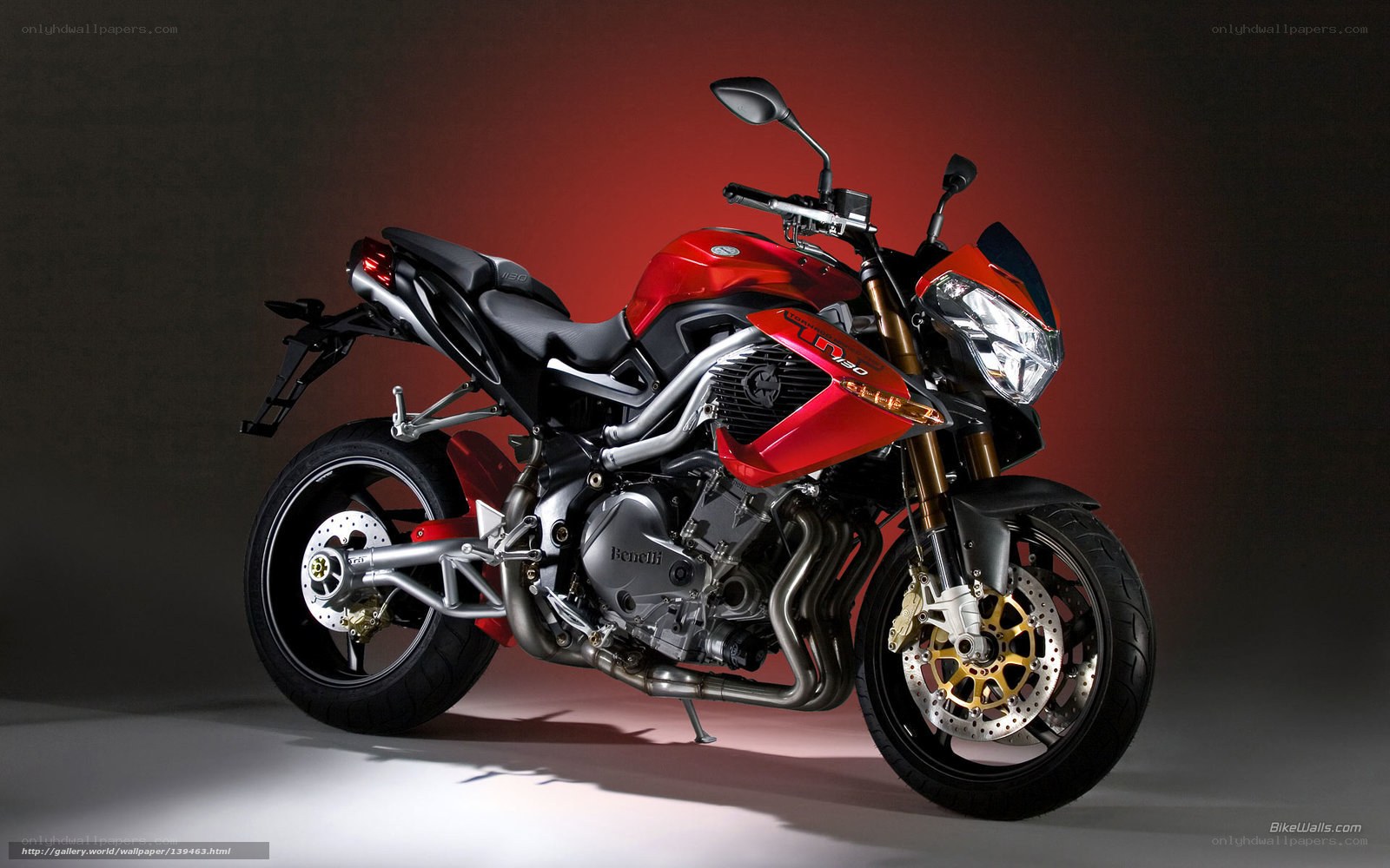 red benelli motorcycle