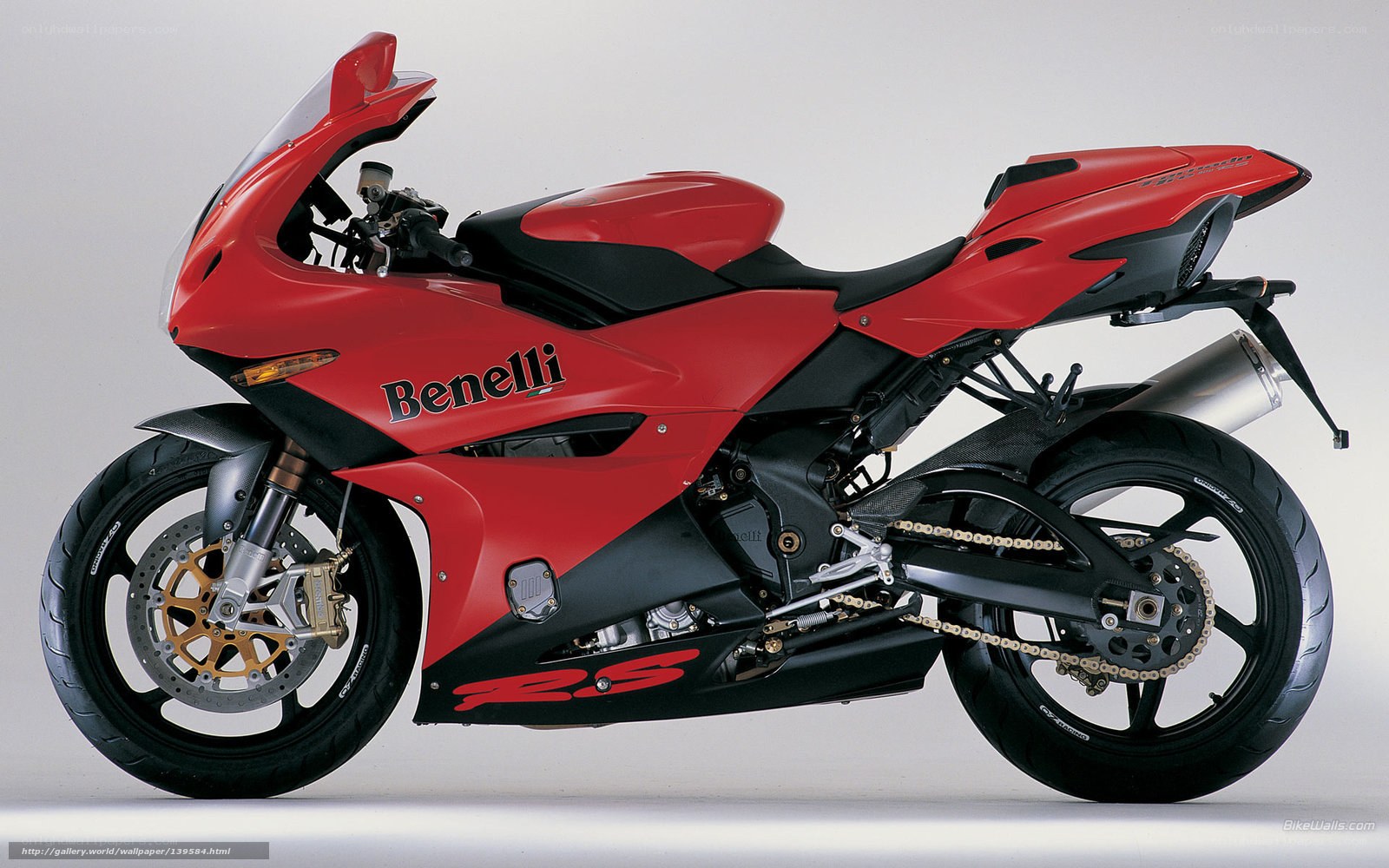 Red Benelli RS motorcycle