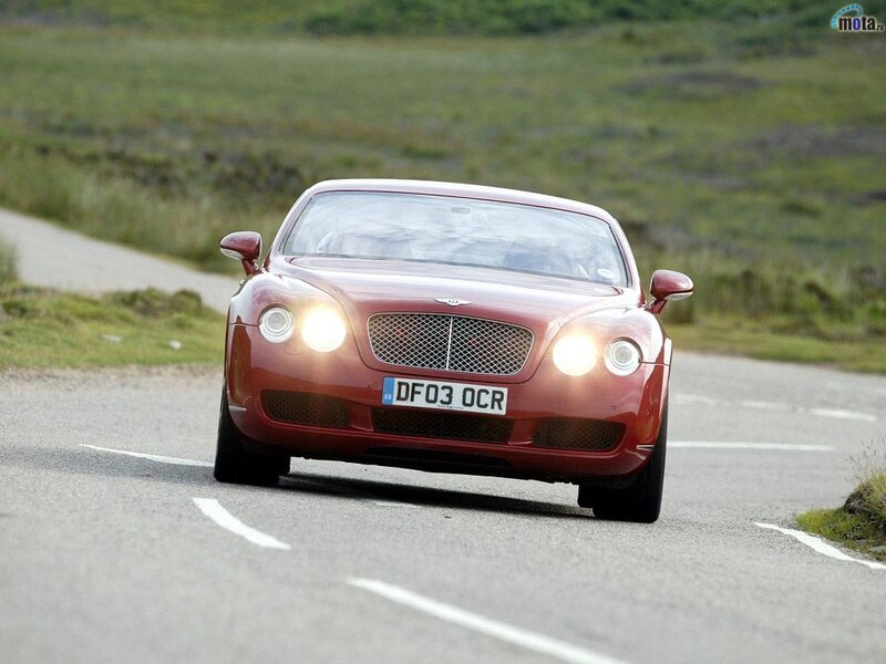 Red Bentley Car — Dynamic, Afternoon