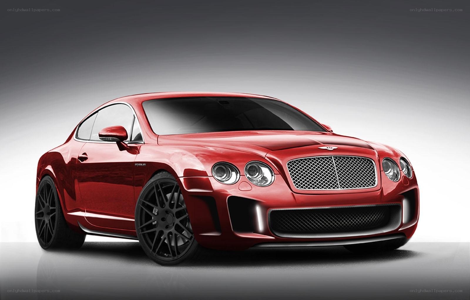 Red Bentley Continental GT