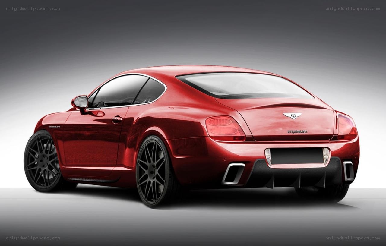 Red Bentley Continental GT
